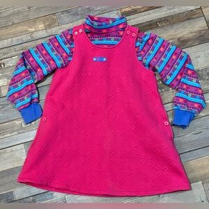 Gymboree Vintage Shirt and Jumper Dress girl size XXLarge 6/7